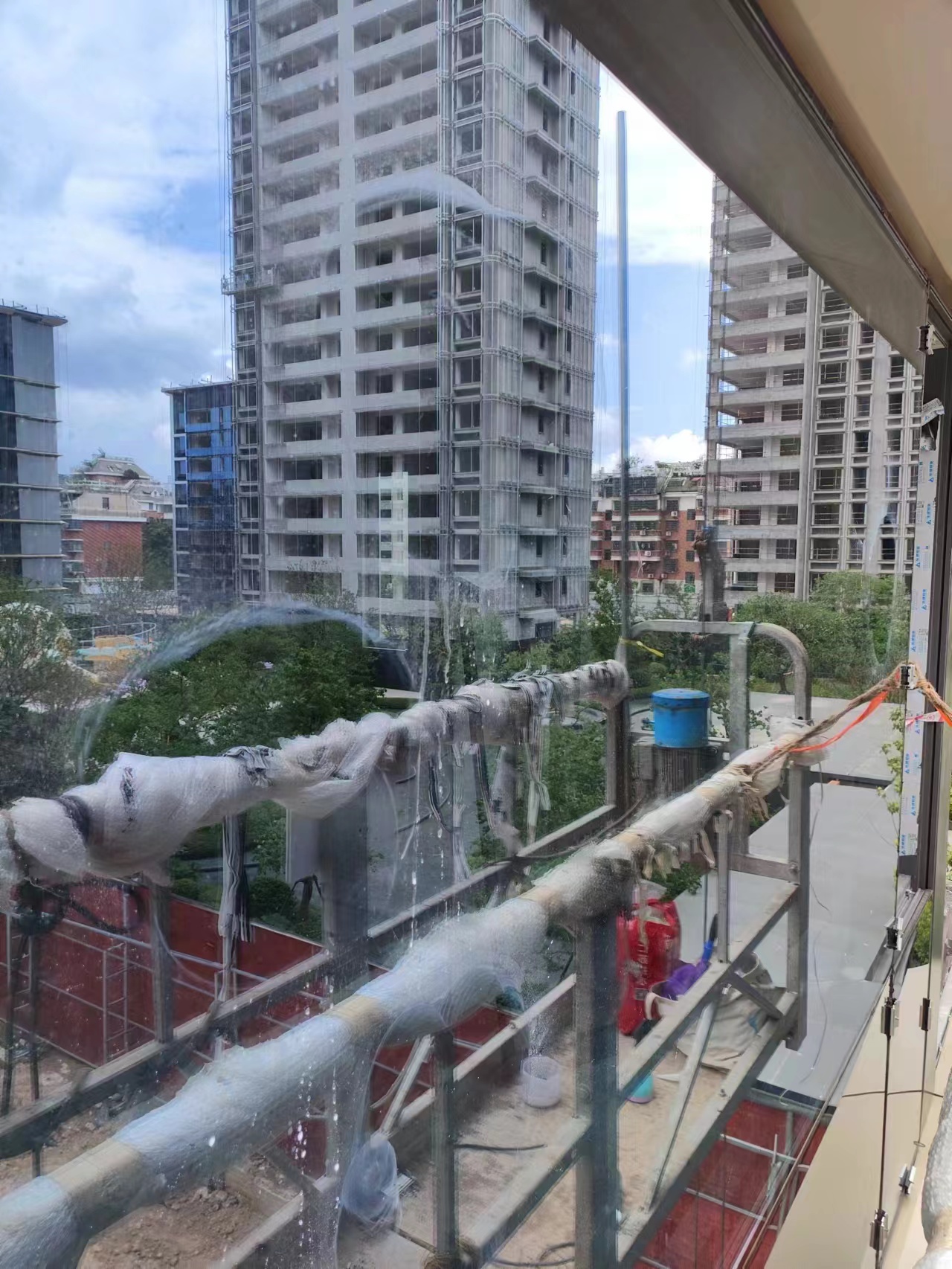 浙江省金华市义乌市外墙玻璃划痕修复